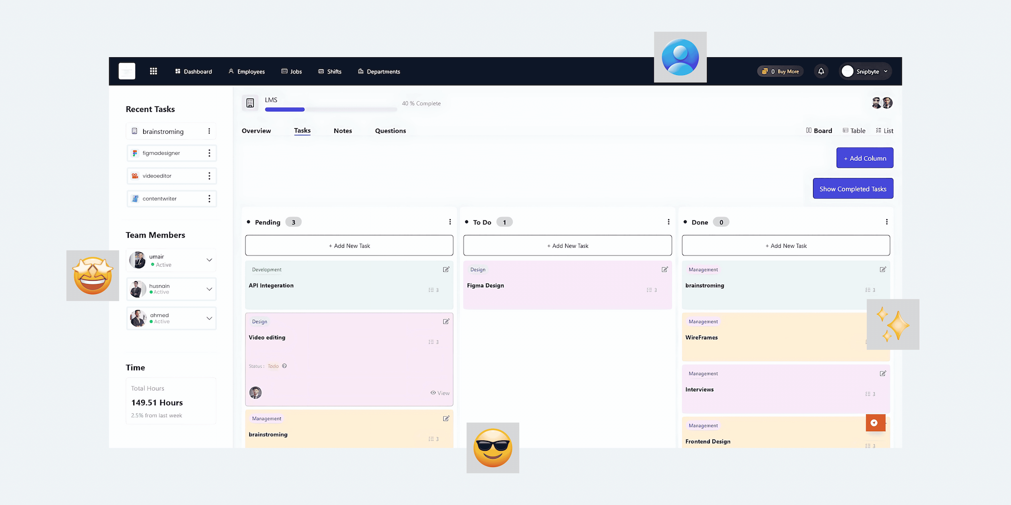ClipInn Task Board